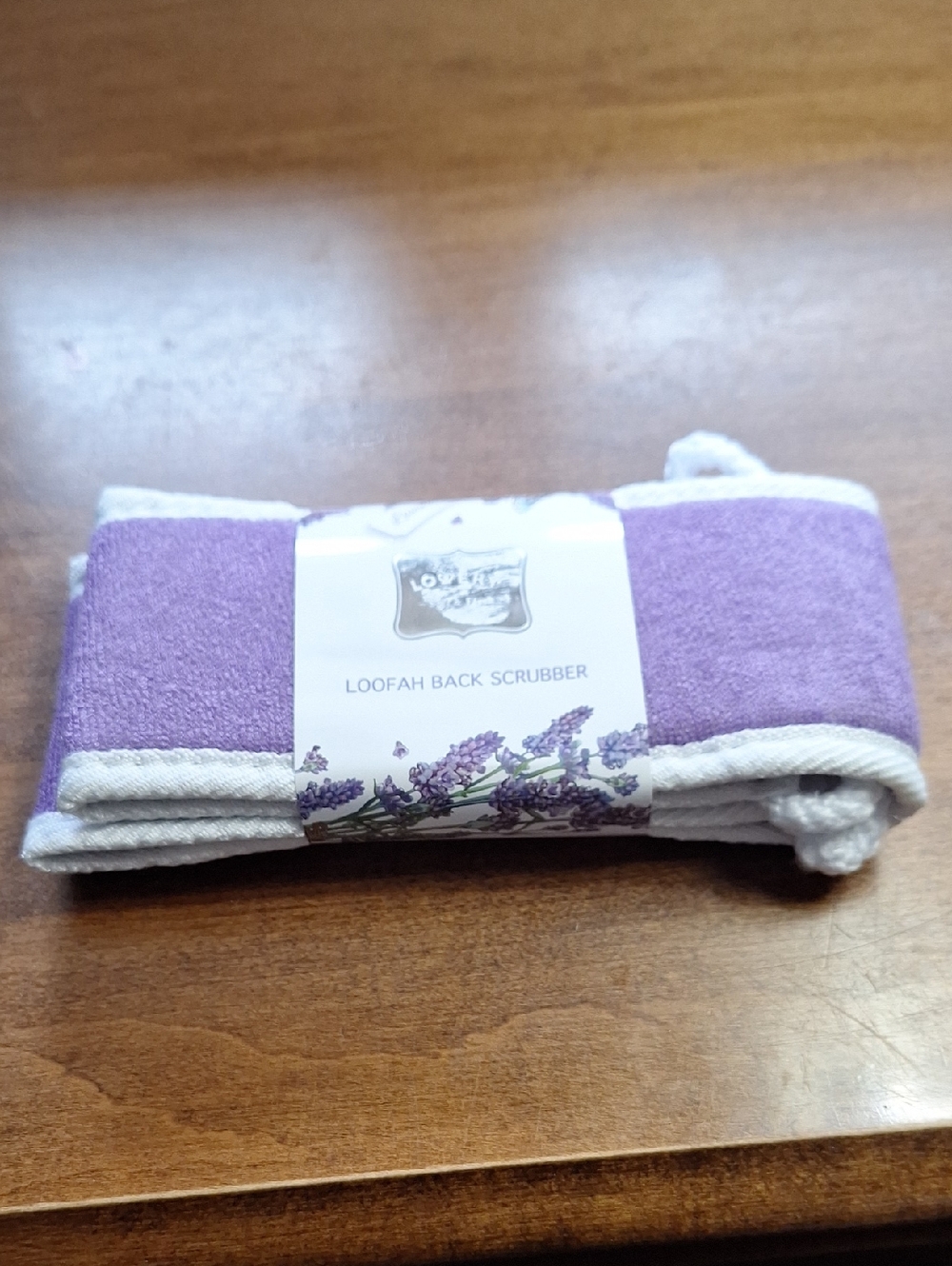 Lavender Loofah Back Scrubber - Purple